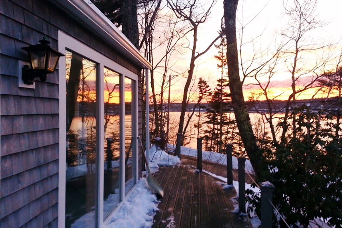 Paradise-Cottage-Winter-sunset-from-the-deck